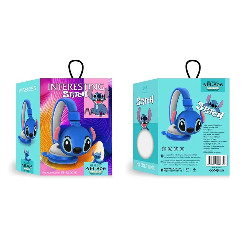 New Disney Stitch Wireless Bluetooth Headphones - Variety Products Market